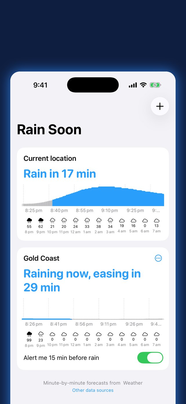Rain Soon: Rain Alerts screenshot 3